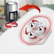 thumbnail image 3 of Self Adhesive Caster Wheels 8Pcs, Stainless Steel 360 Degree Swivel Wheels for Kitchen Appliances, 3 of 5