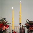 thumbnail image 5 of XINAOBAOLUO 9.3 inch beeswax Taper Candles Scented Candles Smokeless Candle Sticks Twisted Candles Pack of 2, 5 of 8