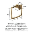 thumbnail image 6 of Amerock Revitalize Champagne Bronze Closed Towel Ring, 6 of 8