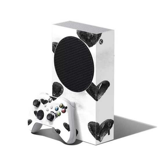 Skin Decal Wrap Compatible With XBOX Series S Bundle Sticker Design Ink Hearts