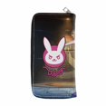 thumbnail image 2 of Cartera de piel sintética delgada con doble pliegue para personajes de anime de Overwatch, 2 of 2