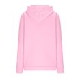 thumbnail image 5 of Goodeals Women's Hoodies Cute Love Heart Pullover Oversized Crewneck Shirts Trendy Valentine's Day Sweatshirt Casual Long Sleeve Pullovers Cute Comfy Tops(Pink,L)Flash Deals, 5 of 5