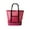 Rose Red, variant on Ludlz Mesh Beach Tote Bag with Insulated Cooler Bag Large Capacity Waterproof Portable Food Picnic Storage Bag