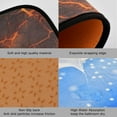 thumbnail image 4 of GZHJMY Kitchen Rugs 2 Piece Waterproof Non Slip Kitchen Mat Lava Textures Kitchen Rug Set for Sink Office Kitchen Cafe, 19.7"x47.2"+19.7"x27.6" Carpet Runner, 4 of 7