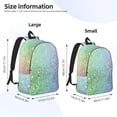 thumbnail image 4 of Easygd Beautiful Glitter Canvas Backpack: Stylish, Lightweight, and Versatile with Large Capacity and Adjustable Straps –, 4 of 7