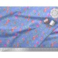 thumbnail image 2 of Soimoi Rayon Fabric Leaves & Floral Decor Fabric Printed Yard 42 Inch Wide, 2 of 3