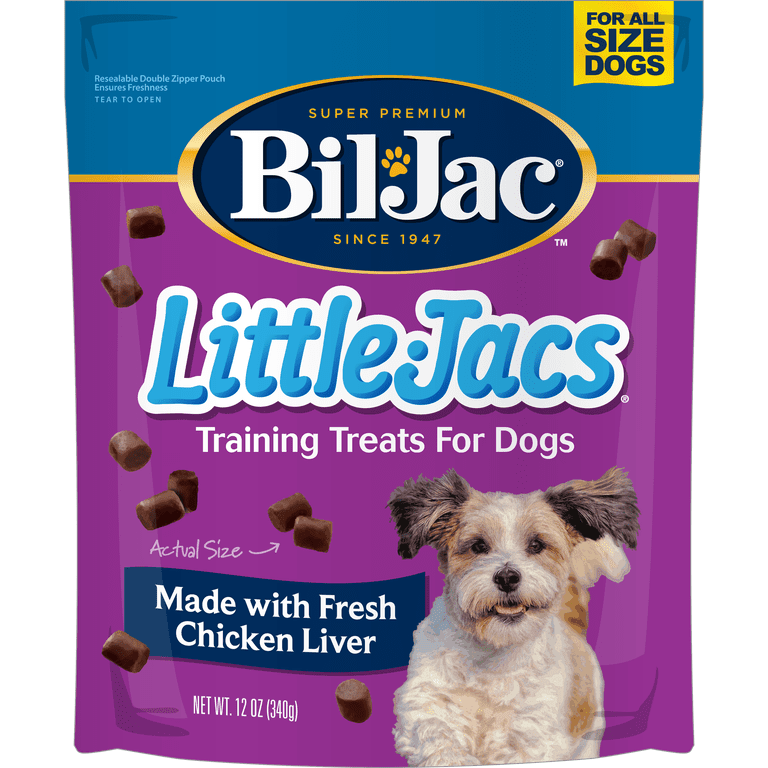 Bil-Jac Little Jacs Chicken Liver Soft Dog Treats, 12 oz photo 1