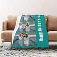 thumbnail image 3 of Personalised Blanket, Custom Blanket, Personalised Photo Blanket,Customized Flannel Blankets for Father, Mom, Lover, Kids, Friends, Pet, Birthday, Christmas - Personalised Gifts for Women Men., 3 of 6
