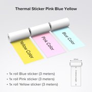 myFirst Insta 2 Blue Camera Bundle, with Thermal Paper and Color Thermal Stickers