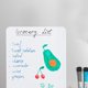 thumbnail image 4 of Pizarra blanca magnética de borrado en seco para refrigerador: tablero de arte y notas magnético, desmontable y sin residuos para el hogar, los niños, el hogar y la oficina. Incluye imán, 4 of 4