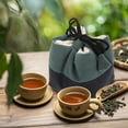 thumbnail image 3 of Bolsa de almacenamiento de té Tetera Taza de té Suministros Bolsas de mano Creativas Decorativas Artículos de té Viajes, 3 of 6