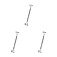 thumbnail image 2 of VONKY Acier Inoxydable Corps Fermé Tourbillon Mâchoire Fourche Câble Rigging Vis Argent M6 3Set, 2 of 6