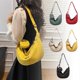 thumbnail image 2 of Large Capacity Shoulder Bag for Women Simple Nylon Messengers Bag Trend Dumplings Bag Fashiomable Casual Crossbody Bag Yellow, 2 of 4