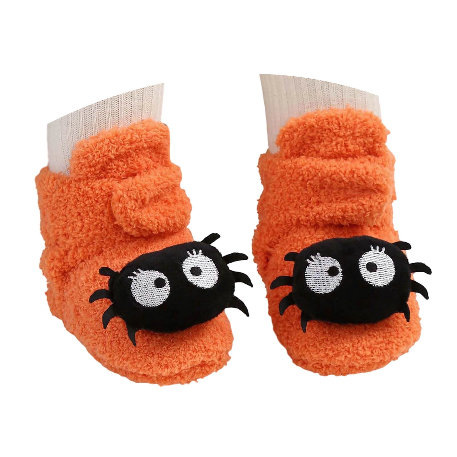 Chaussures D'Halloween Pour Tout-petits - Doux - Bébé Père Noël - Chaussons En Polaire Chaud D'hiver - Bottes De Neige - Chaussures De Crèche - Chaussures De Sport Pour Filles - 32