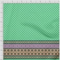 thumbnail image 3 of Soimoi Moss Georgette Fabric Swirl,Leaves & Floral Panel Decor Fabric Printed Yard 42 Inch Wide, 3 of 3