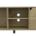 thumbnail image 5 of Entertainment Center TV Stand for TV´s up 70" Estocolmo, Four Open Shelves, Light Oak Finish,Media Console, 5 of 11