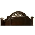 thumbnail image 3 of Furniture of America Collier Wood Panel Bed, Eastern King, Dark Walnut, 3 of 3