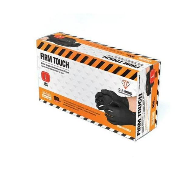 8 Mil Powder Free, Superior Grade, FDA Approved Diamond Textured Nitrile gloves