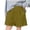 Army Green, variant on Girls Daily Shorts,Badge Patch Breathable Relaxed Breeze Shorts Army Green 11-12