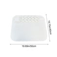 thumbnail image 2 of White Silicone Painting Mat 19.69X15.75 Inch Erasable Washable Art Drawing Board For Kids Diy, 2 of 7