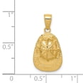 thumbnail image 2 of 14k Yellow Gold Solid 3D Firefighter Hat Charm Pendant, 2 of 2