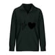 thumbnail image 4 of Tops Para Mujer Blusas de Manga Larga Moda Casual Impreso Cuello Vuelto Camiseta Suelta Otoño Jersey Odeerbi  ODB185289, 4 of 6
