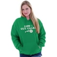 thumbnail image 3 of How Cut Carbs Cutter Foodie Pizza Unisex Plus Fleece Graphic Hoodie Brisco Brands 3X, 3 of 5