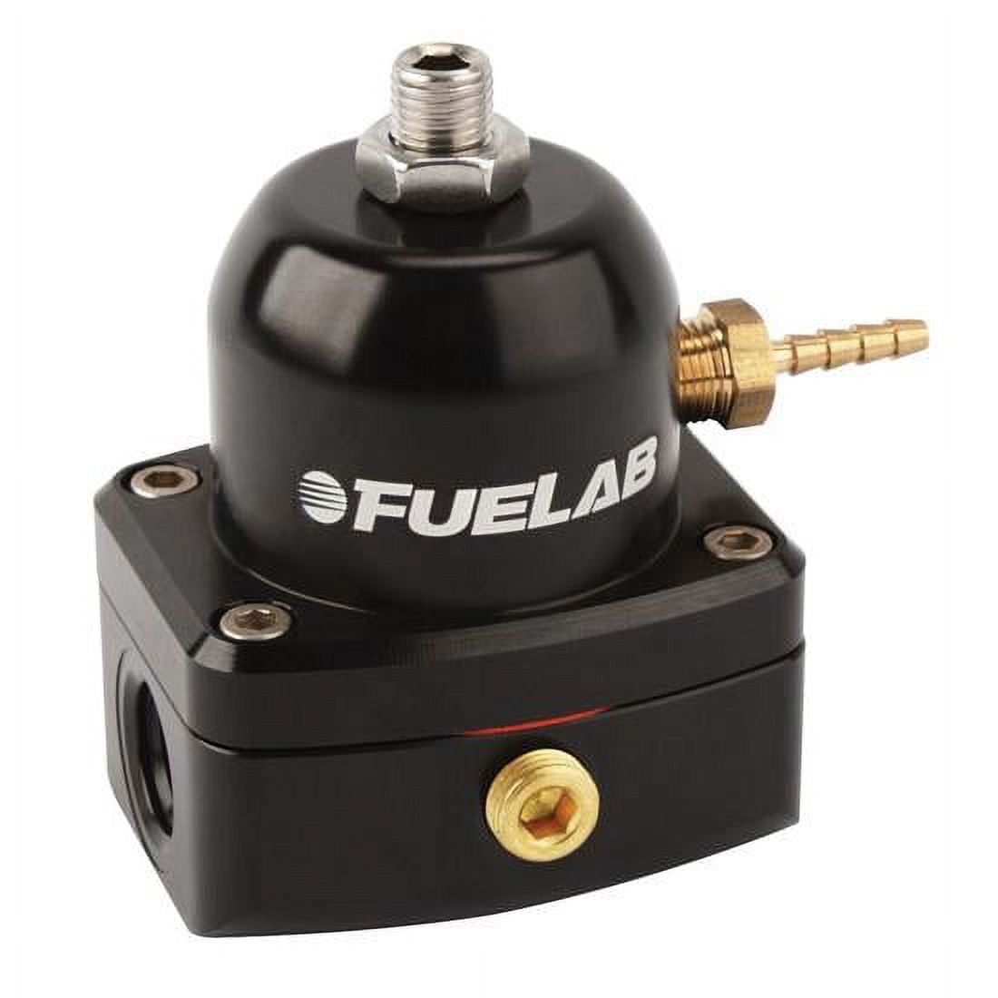 Fuelab 51504-1 Universal Black Carbureted Adjustable Fuel Pressure Regulator