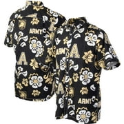 Army Black Knights Wes & Willy Floral Button-Up Shirt - Black