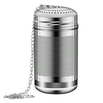 304 Stainless Steel Tea Filter Infuser Basket | Fine Mesh Strainer with Extended Hook Chain | Multi-Purpose for Tea Coffee Spices | Swivel Lock Design for Secure Brewing | 1 Piece