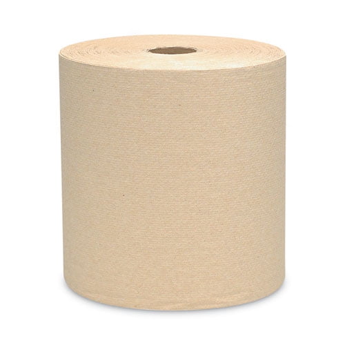 Essential Hard Roll Towels for Business, 1-Ply, 8" x 800 ft, 1.5" Core, Natural, 12 Rolls/Carton | Bundle of 2
