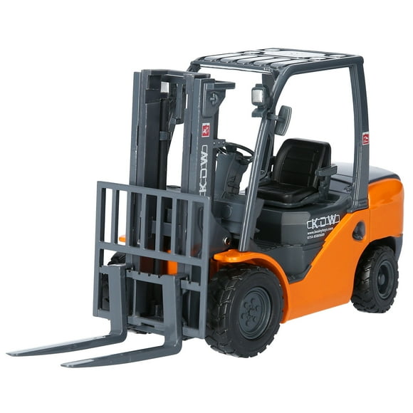 KDW 1/20 Car Model Forklift Truck Alloy Model Fork Truck Vehicle Model Engineering Car Metal Fork Lift Toy Boy Gift