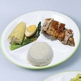 thumbnail image 5 of Tableware Heat Imitation Porcelain Compartment Food Trays for School and Unit Canteens – Commercial Grade Tableware, 5 of 9