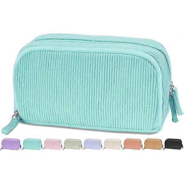 Large Capacity Pencil Case Pen Bag, Soft Corduroy Pencil Bag with 3 Compartments, Multiple Pockets, Sturdy Zipper, Cute School Supplies Pencil Case Or