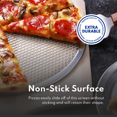 thumbnail image 3 of 1pc, Restaurant-Grade Aluminum Pizza Baking Screen, Perfect For Pizzerias & Restaurants, Evenly Bakes Pizza & Shortens Bake Time! Seamless Aluminum Pizza Screen, Baking Tools, Kitchen Gadgets, Kitche, 3 of 4