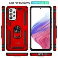 thumbnail image 6 of CoverON For Samsung Galaxy A53 5G Case, Ring Kickstand Rugged Phone Cover Magnetic Car Mount Compatible - Red, 6 of 8