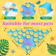 thumbnail image 3 of Bandanas para perros Chunful Summer Hawaiian, 50 unidades, poliéster, 3 of 7