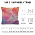thumbnail image 6 of Nawypu 2 Pack Colorful Geometry Style Throw Pillow Covers Cases Square Decorative Cushion Covers Pillowcase Cushion Case for Sofa,Couch White, 6 of 6