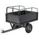 thumbnail image 1 of VEVOR Remolque Utilitario para Jardín, Remolque de Acero de 169 x 76 x 78 cm con Ruedas, Tracción Manual o Pedal, Carro de Jardín Resistente para Cortacesped, Tractor, Carga de 272,16 kg, Negro, 1 of 9
