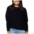 thumbnail image 1 of WEAIXIMIUNG Chemises à Boutons pour Femmes Manches Longues Pull Décontracté pour Femmes Pulls à Manches Longues Imprimé Tricoté Col Rond Hauts, 1 of 4