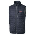 thumbnail image 2 of Men's Cutter & Buck Heathered Navy UConn Huskies Big & Tall Rainier PrimaLoft Eco Full-Zip Puffer Vest, 2 of 3