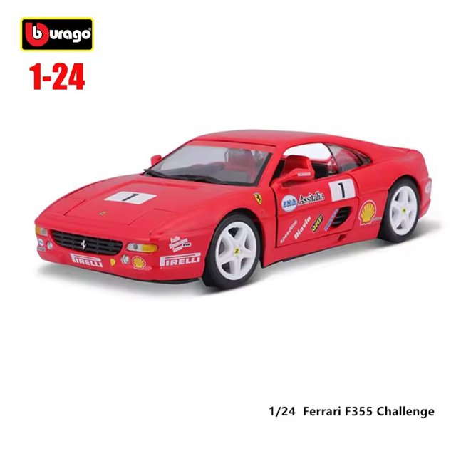 1:24 Ferrari 499P #83#51 330 488 250 FXXK 458 Alloy Vehicle Car Model Toy Collection Gift Multiple Styles To Choose From 1-24 F355 CHALLENGE