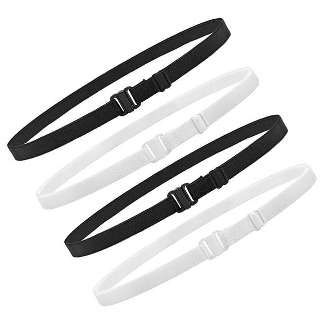 HOOWIFFY 4Ud Cinturón Ajustable Elástico Invisible Para Mujer Sin Costuras Para Jeans Y Camisas