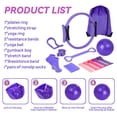 thumbnail image 5 of Pilates Kit, The Set Of 13, Includes A Pilates Ring, A Day Resistance Band, A Yoga Ring, 5 Resistance Bands, And So- Home Pilates Mat Kit, 5 of 6