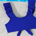 thumbnail image 6 of Gibobby Girls One Piece Swimsuits Summer UPF 50+ Quick Dry 2T 3T 4T 5T 6T Beach Bathing Suit Cross Shoulder Strap Swimwear(4-5 Years,Blue), 6 of 8