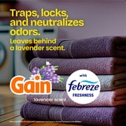 Glad ForceFlex Tall Kitchen Drawstring Trash Bags, 13 Gal, Gain Lavender, 40 Count