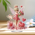 thumbnail image 4 of 5D DIY Art Decoraciones Mesa Kits Adornos para Kit Forma Especial Acrílico Casa Rosa, 4 of 9