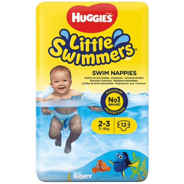 humor opkald antyder Huggies Little Swimmers Disposable Swim Diapers Size 2-3, 12 Count -  Walmart.com
