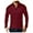 Wine Red, variant on MLANM Men's Long Sleeve Polo Shirts Quarter-Zip Casual Slim Fit Mock Neck Basic Designed Cotton Shirts Male Tops