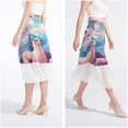 thumbnail image 4 of Alpaca Chic Chiffon Summer Dress: Beach Skirt with Polyester Straps, 4 of 6